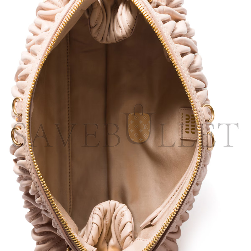 MIU MIU CAPRICE MATELASSÉ NAPPA LEATHER CLUTCH 58F130  (28*14.5*10cm)